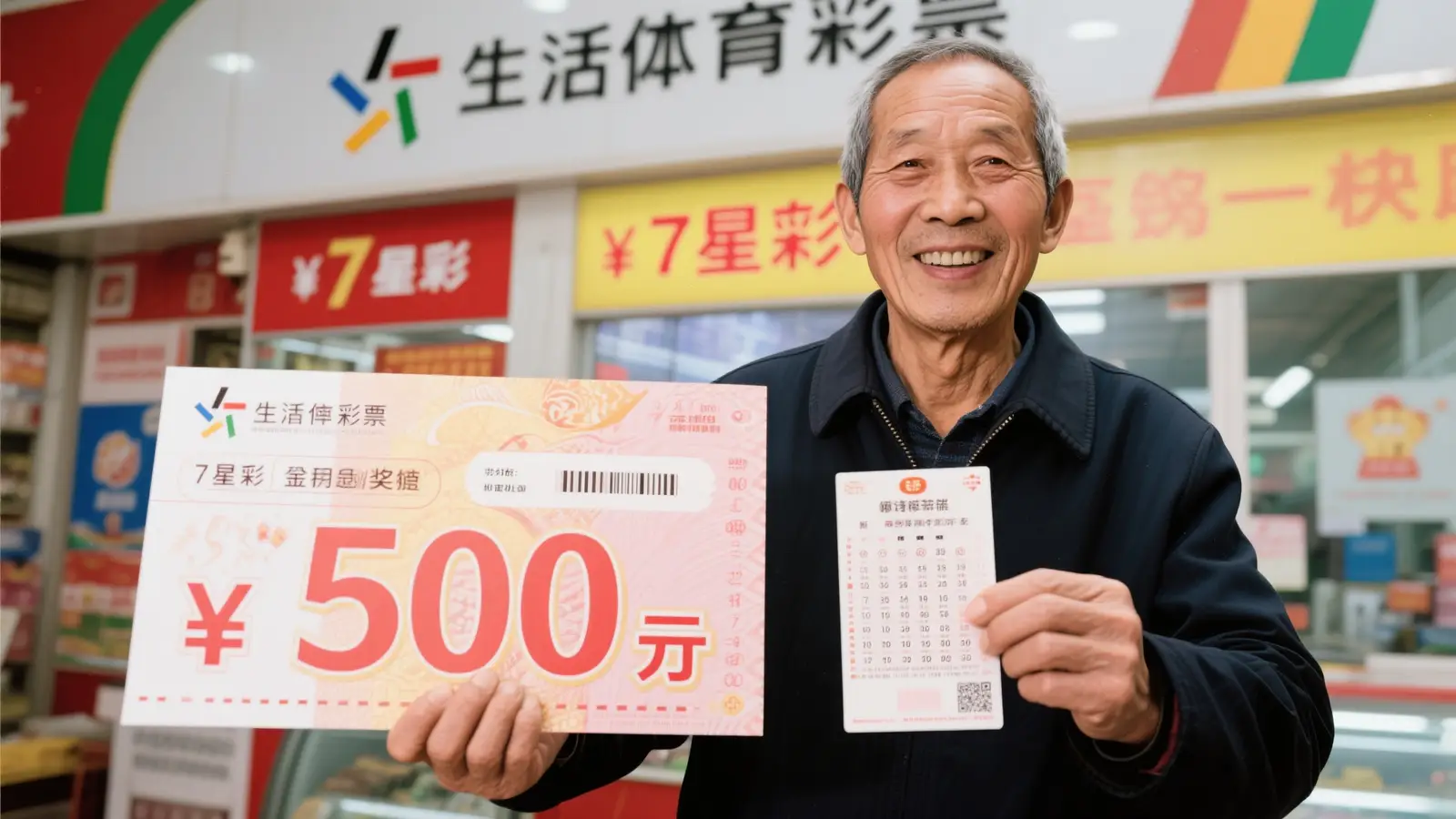 老彩民坚持机选号码终获7星彩500万大奖 计划优先清偿贷款