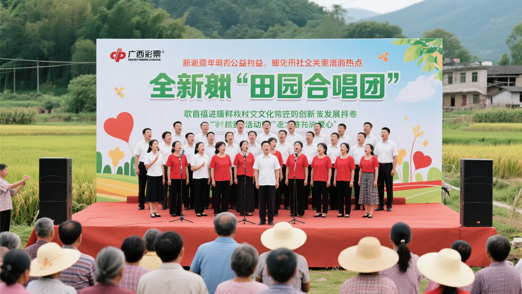 广西福彩举办乡村合唱公益活动